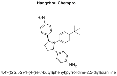 4,4'-((2S,5S)-1-(4-(tert-butyl)phenyl)pyrrolidine-2,5-diyl)dianiline