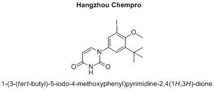 1-(3-(tert-butyl)-5-iodo-4-methoxyphenyl)pyrimidine-2,4(1H,3H)-dione