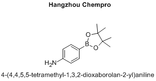 4-(4,4,5,5-tetramethyl-1,3,2-dioxaborolan-2-yl)aniline