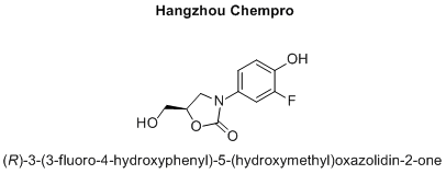 (R)-3-(3-fluoro-4-hydroxyphenyl)-5-(hydroxymethyl)oxazolidin-2-one