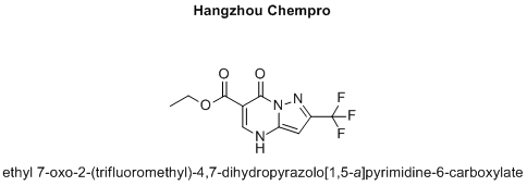 ethyl 7-oxo-2-(trifluoromethyl)-4,7-dihydropyrazolo[1,5-a]pyrimidine-6-carboxylate