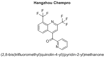 (2,8-bis(trifluoromethyl)quinolin-4-yl)(pyridin-2-yl)methanone