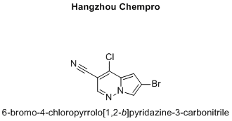 6-bromo-4-chloropyrrolo[1,2-b]pyridazine-3-carbonitrile