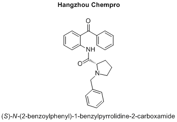 (S)-N-(2-benzoylphenyl)-1-benzylpyrrolidine-2-carboxamide