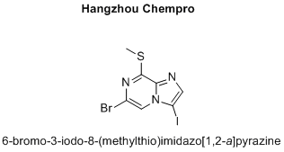6-bromo-3-iodo-8-(methylthio)imidazo[1,2-a]pyrazine