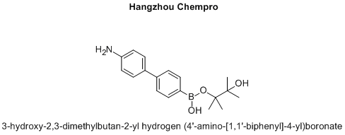 3-hydroxy-2,3-dimethylbutan-2-yl hydrogen (4'-amino-[1,1'-biphenyl]-4-yl)boronate