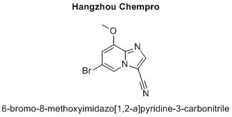 6-bromo-8-methoxyimidazo[1,2-a]pyridine-3-carbonitrile