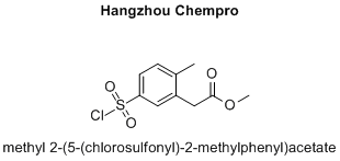 methyl 2-(5-(chlorosulfonyl)-2-methylphenyl)acetate