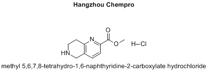 methyl 5,6,7,8-tetrahydro-1,6-naphthyridine-2-carboxylate hydrochloride