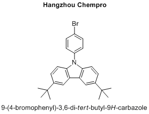 9-(4-bromophenyl)-3,6-di-tert-butyl-9H-carbazole