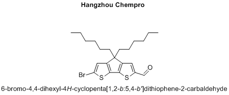 6-bromo-4,4-dihexyl-4H-cyclopenta[1,2-b:5,4-b']dithiophene-2-carbaldehyde