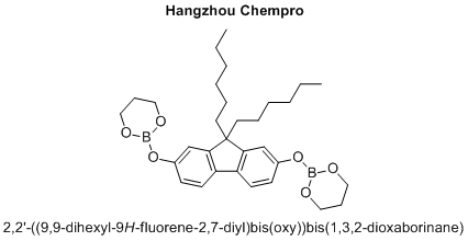 2,2'-((9,9-dihexyl-9H-fluorene-2,7-diyl)bis(oxy))bis(1,3,2-dioxaborinane)