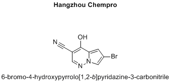 6-bromo-4-hydroxypyrrolo[1,2-b]pyridazine-3-carbonitrile