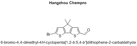 6-bromo-4,4-dimethyl-4H-cyclopenta[1,2-b:5,4-b']dithiophene-2-carbaldehyde