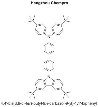 4,4'-bis(3,6-di-tert-butyl-9H-carbazol-9-yl)-1,1'-biphenyl