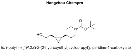 tert-butyl 4-((1R,2S)-2-(2-hydroxyethyl)cyclopropyl)piperidine-1-carboxylate