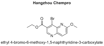 ethyl 4-bromo-6-methoxy-1,5-naphthyridine-3-carboxylate