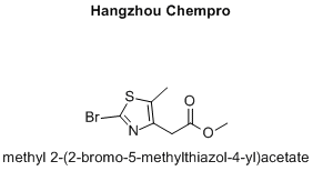 methyl 2-(2-bromo-5-methylthiazol-4-yl)acetate