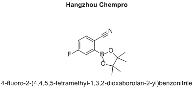 4-fluoro-2-(4,4,5,5-tetramethyl-1,3,2-dioxaborolan-2-yl)benzonitrile