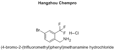 (4-bromo-2-(trifluoromethyl)phenyl)methanamine hydrochloride