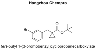 tert-butyl 1-(3-bromobenzyl)cyclopropanecarboxylate