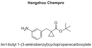 tert-butyl 1-(3-aminobenzyl)cyclopropanecarboxylate