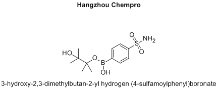 3-hydroxy-2,3-dimethylbutan-2-yl hydrogen (4-sulfamoylphenyl)boronate