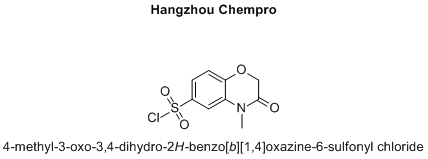 4-methyl-3-oxo-3,4-dihydro-2H-benzo[b][1,4]oxazine-6-sulfonyl chloride