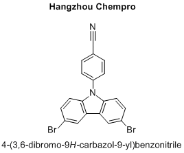 4-(3,6-dibromo-9H-carbazol-9-yl)benzonitrile