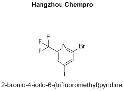 2-bromo-4-iodo-6-(trifluoromethyl)pyridine