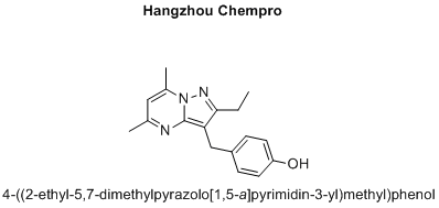 4-((2-ethyl-5,7-dimethylpyrazolo[1,5-a]pyrimidin-3-yl)methyl)phenol