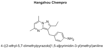 4-((2-ethyl-5,7-dimethylpyrazolo[1,5-a]pyrimidin-3-yl)methyl)aniline