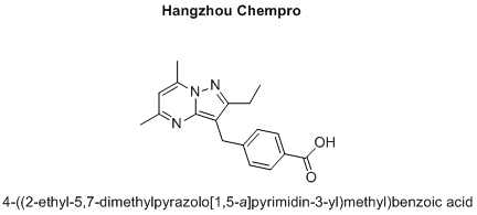 4-((2-ethyl-5,7-dimethylpyrazolo[1,5-a]pyrimidin-3-yl)methyl)benzoic acid