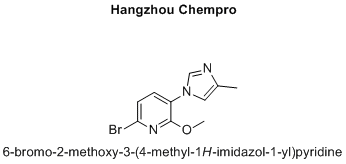6-bromo-2-methoxy-3-(4-methyl-1H-imidazol-1-yl)pyridine
