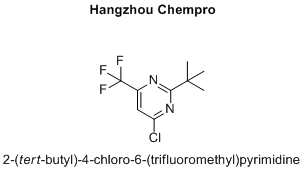 2-(tert-butyl)-4-chloro-6-(trifluoromethyl)pyrimidine