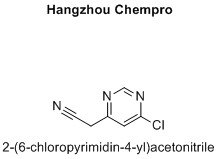 2-(6-chloropyrimidin-4-yl)acetonitrile