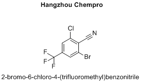 2-bromo-6-chloro-4-(trifluoromethyl)benzonitrile