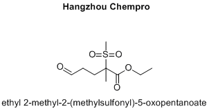 ethyl 2-methyl-2-(methylsulfonyl)-5-oxopentanoate