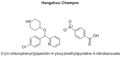 2-((4-chlorophenyl)(piperidin-4-yloxy)methyl)pyridine 4-nitrobenzoate