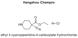ethyl 4-cyanopiperidine-4-carboxylate hydrochloride
