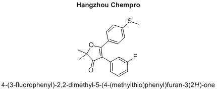 4-(3-fluorophenyl)-2,2-dimethyl-5-(4-(methylthio)phenyl)furan-3(2H)-one