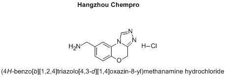(4H-benzo[b][1,2,4]triazolo[4,3-d][1,4]oxazin-8-yl)methanamine hydrochloride