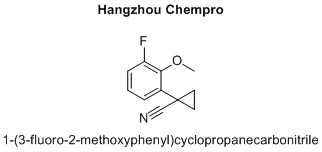 1-(3-fluoro-2-methoxyphenyl)cyclopropanecarbonitrile