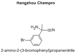 2-amino-2-(3-bromophenyl)propanenitrile