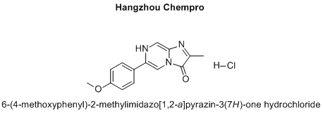 6-(4-methoxyphenyl)-2-methylimidazo[1,2-a]pyrazin-3(7H)-one hydrochloride