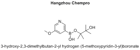 3-hydroxy-2,3-dimethylbutan-2-yl hydrogen (5-methoxypyridin-3-yl)boronate