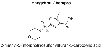 2-methyl-5-(morpholinosulfonyl)furan-3-carboxylic acid