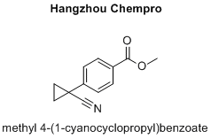 methyl 4-(1-cyanocyclopropyl)benzoate