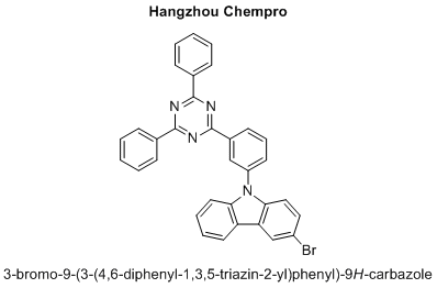 3-bromo-9-(3-(4,6-diphenyl-1,3,5-triazin-2-yl)phenyl)-9H-carbazole