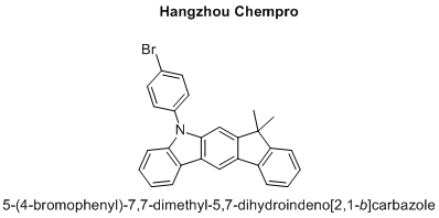 5-(4-bromophenyl)-7,7-dimethyl-5,7-dihydroindeno[2,1-b]carbazole